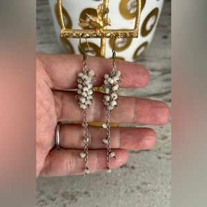 Dangly beaded earrings